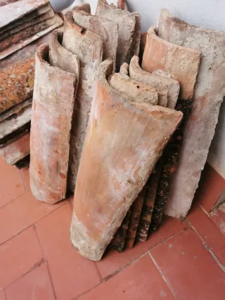 Tejas antiguas de barro 83 tejas