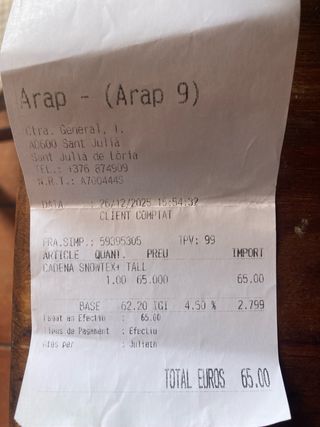 Cadenas de coche para nieve