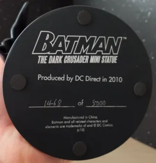 Mini Estatua Batman Dark Crusader Ed. Limitada