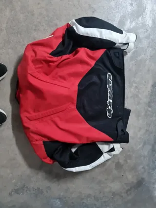 Chaqueta Alpinestars Moto Negra Roja