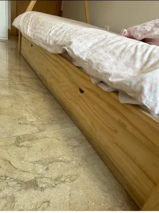 Cama Tipi Infantil Madera 90x190