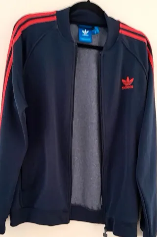 Chaqueta Adidas Azul y Roja