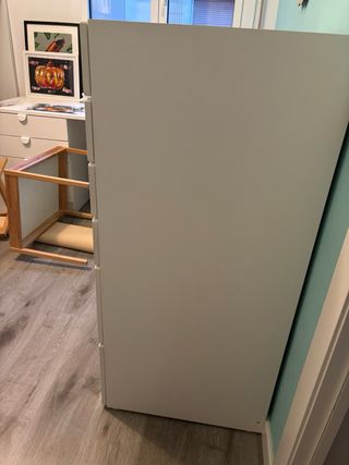 Cómoda IKEA 6 cajones blanca
