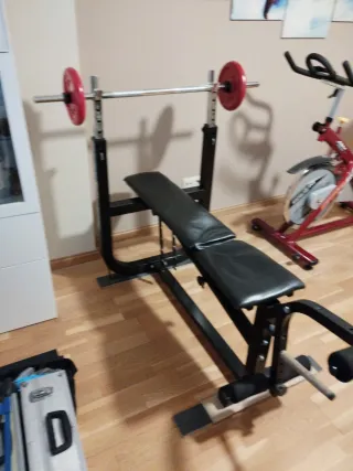 Banco de pesas SOLO 65€.