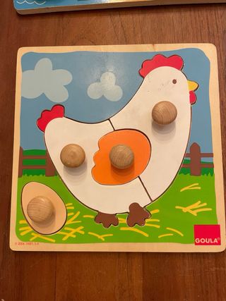 Puzzles de madera para niños pequeños