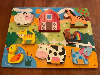 Puzzles de madera para niños pequeños