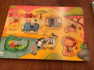 Puzzles de madera para niños pequeños
