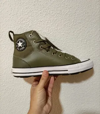 T45 Botas Converse All Star Verde Oliva