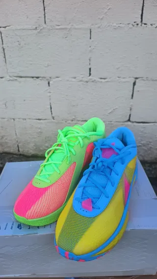 Zapatillas Nike Freak 6 Bicolor Azul Amarillo