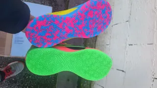 Zapatillas Nike Freak 6 Bicolor Azul Amarillo