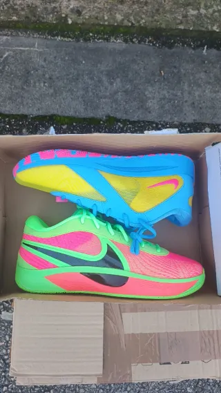 Zapatillas Nike Freak 6 Bicolor Azul Amarillo