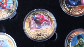 Collezione Monete Marvel Avengers Placcate Oro