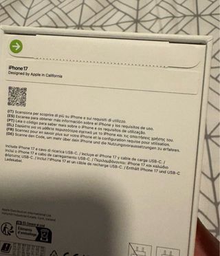 iPhone 17 256GB Negro Sin Abrir