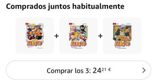 Naruto, Vol. 1 , 2 y 3 manga