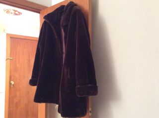 Abrigo PELETERIA mouton marrón