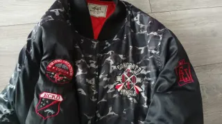 Chaqueta Ecko Unltd. Camuflaje Negra y Gris