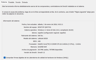 Portátil Dell Latitude i5 8GB 256GB SSD
