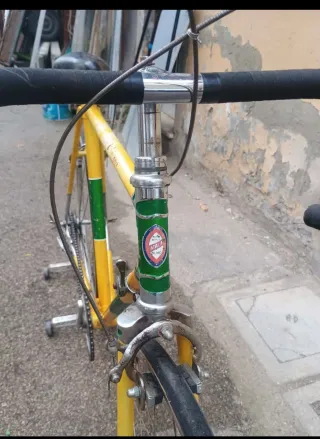Bici da corsa vintage Atala gialla
