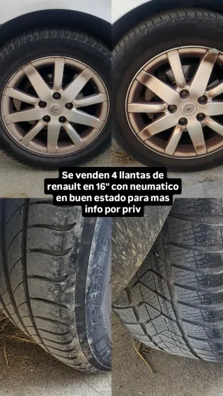 Llantas con neumáticos 205/55/R16