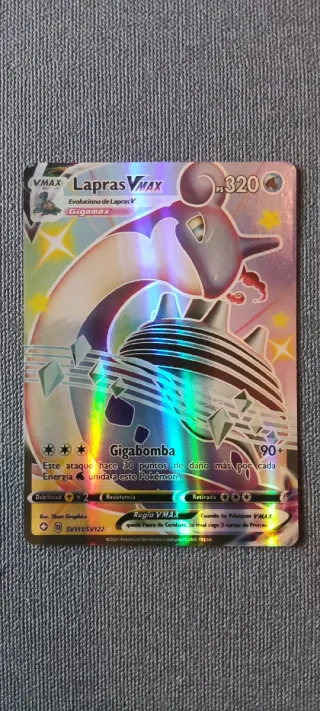 Cartas Pokémon Lapras VMAX y GX