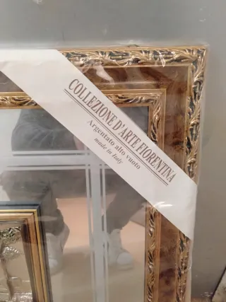 Cuadro Plata Alto Vacío Dorado