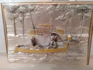 Cuadro Plata Alto Vacío Dorado