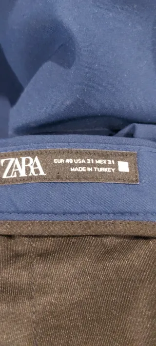 Traje de caballero azul corte juvenil