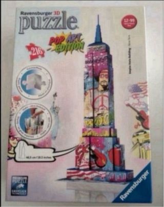 Puzzle 3D Ravensburger Empire State Pop Art