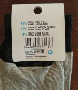 Calze Pampling uomo grigio e giallo