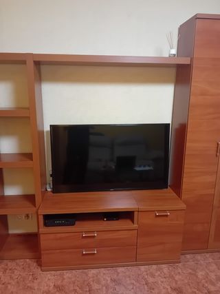 Mueble comedor cerezo 2 vitrinas