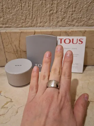 Anillo Tous Plata Nuevo