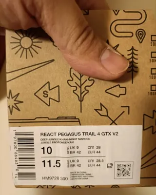 T44 Nike React Pegasus Trail 4 GTX