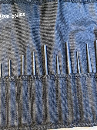 Juego de cinceles y punzón de acero Amazon Basics