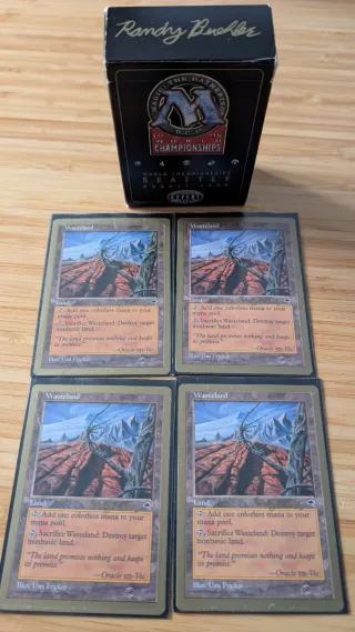 4x Wasteland Magic y mazo completo