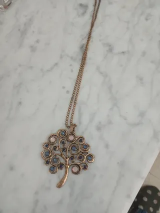 Colgante árbol de la vida con cadena