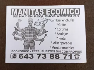Manitas Económico: Pequeños Arreglos