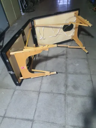 Camilla masaje profesional regulable en altura