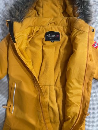 Mono nieve Trollkids amarillo niño/niña