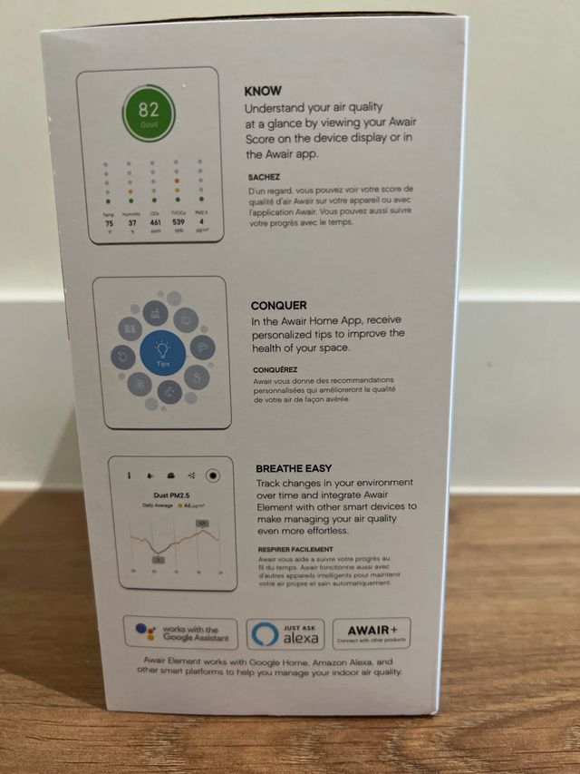 5 Monitores Calidad Aire Awair Element