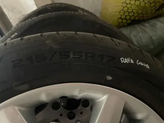 Juego de 4 ruedas con neumaticos nuevos