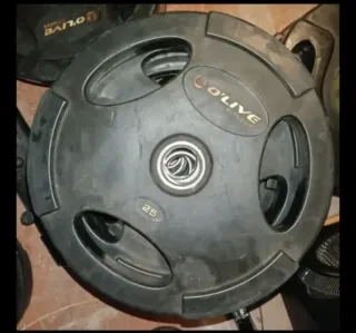 Disco Olímpico de diferentes pesos 5, 15, 20, 25kg