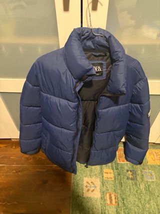 Plumífero Zara Azul Hombre
