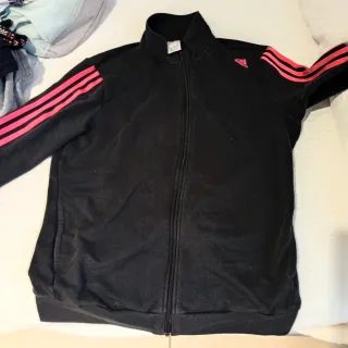 Chaqueta Adidas Negra y Rosa