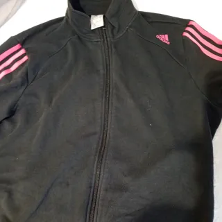 Chaqueta Adidas Negra y Rosa