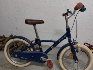 Bicicleta infantil B'TWIN 16 azul