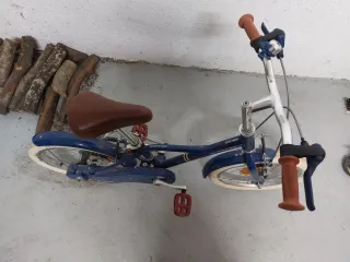 Bicicleta infantil B'TWIN 16 azul