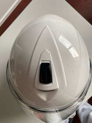 Casco de moto blanco LEOPARD, talla S