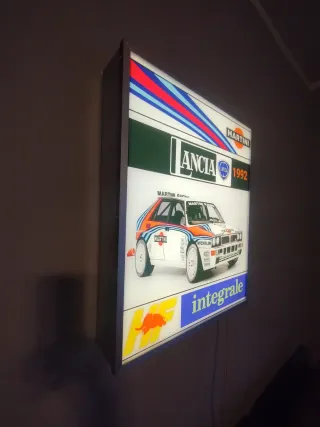 Insegna Lancia Delta Integrale Martini 1992
