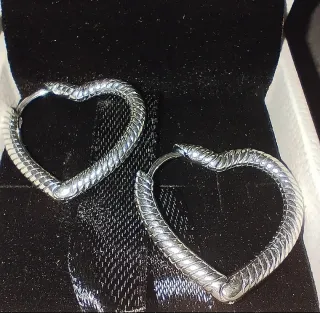 Pendientes Corazón Plata