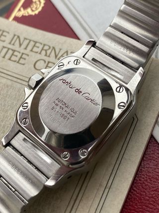 Cartier Santos Carrée Lady Automático Full Set